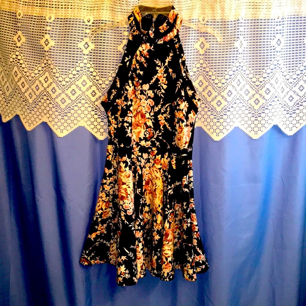 B Darlin Floral Dress-NEW